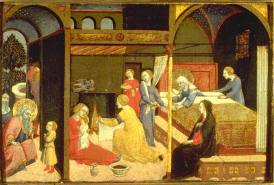 The Nativity of the Virgin by Sano di Pietro